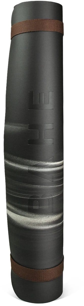 BAHE - Yogamat - Power Hold mat - Poweryoga - Anthracite Marble - 173 x 61 x 0.4 cm