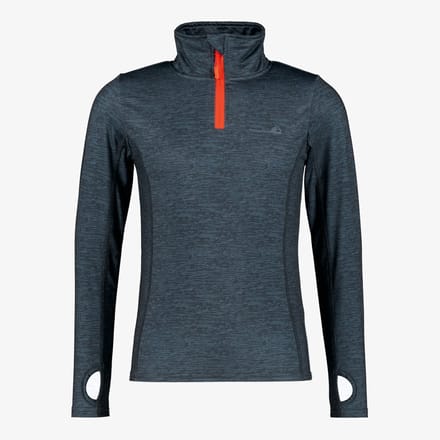Mountain Peak kinder thermoshirt met rits blauw - Maat 164