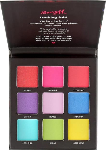 Barry M 9 Color Oogschaduw Palette - Neon Lights