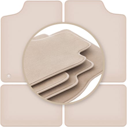 PREMIUM beige matten voor: Citroen AX hatchback 1986-1998