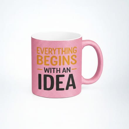 Alles Begint met een Idee Mok - Inspirerende Koffiemok