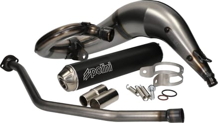 Pot d échappement Polini pour Moto Vent 200.0415 / For Race Neuf