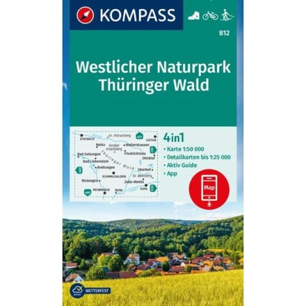 Kompass Wk812 Westlicher Naturpark Thüringer Wald - Kompass Wanderkarten