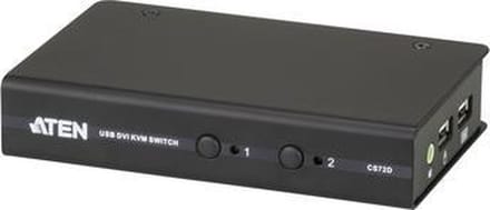 ATEN CS72D KVM Switch DVI, USB, Audio, 2-Poorts