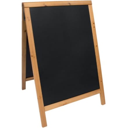 Securit® Woody kleine bestratingsplank van dennenhout in teak, 85 cm