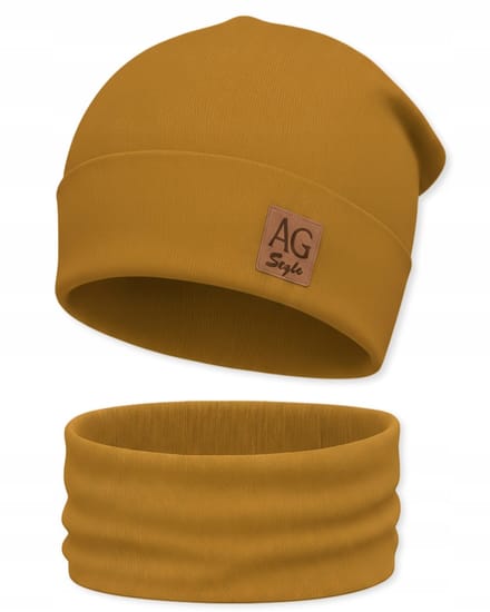 Dartomik - Hoofddoek - Unisex - Dubbelgelaagd - Mustard