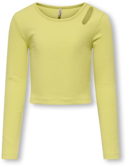 Kids longsleeve NESSA Lima Bean Cut Out Shoulder Tight Fit