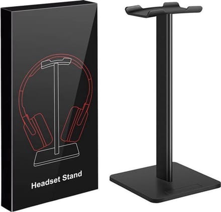 Koptelefoon Standaard Universeel - Headset Stand - Hoofdtelefoonhouder - Zwart