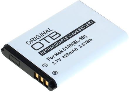 OTB Akku kompatibel zu Nokia 5140/6020/7260/5320 (BL-5B) Li-Ion