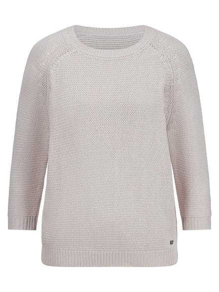 Trui ronde hals Van BASLER beige