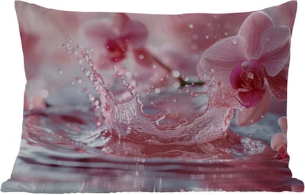 Buitenkussens - Tuin - Abstract - Modern - Water - Orchidee - 50x30 cm