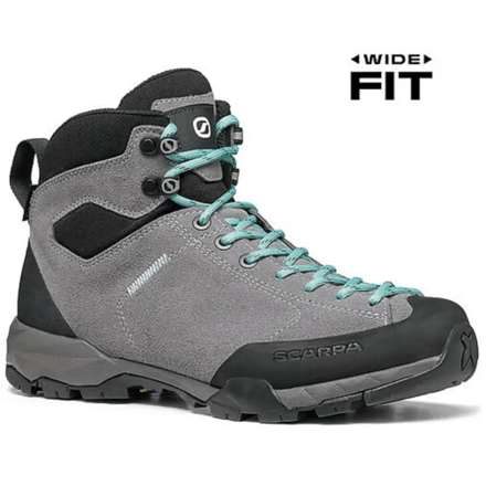 Scarpa Mojito Trail GTX Dames Wide (Maat - 38,5, Kleur - Smoke/jade)