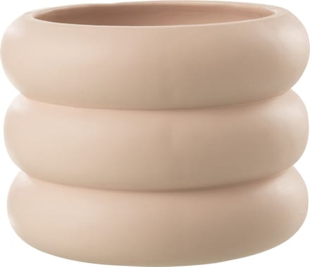 J-Line bloempot Ring - cement - beige - large - Ø 23 cm