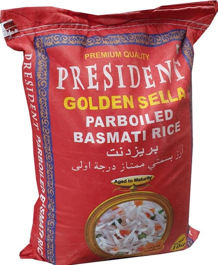 PRESIDENT Basmatirijst Golden Sella 10 kg