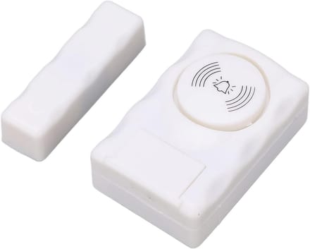 Deur Alarm - Melder Sensor - Beveiliging Thuis - Draadloze Installatie - Compact Formaat - Wit