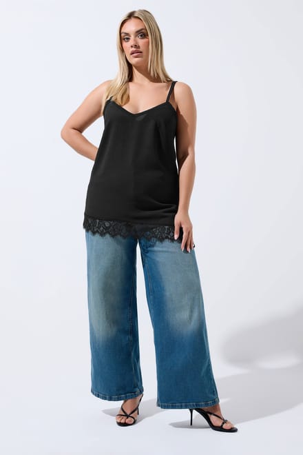 Limited Collection Zwarte Asymmetrische Hesjstop Size 48