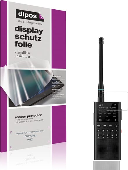 dipos – 4x Beschermfolie geschikt voor Choyong WT2 | Krasbestendige & heldere Screenprotector Ultra-Thin