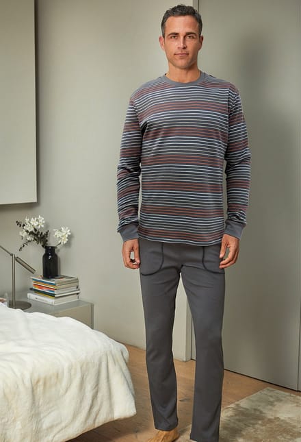 Barandi - Heren Pyjama "Salvo" - Grijs - M