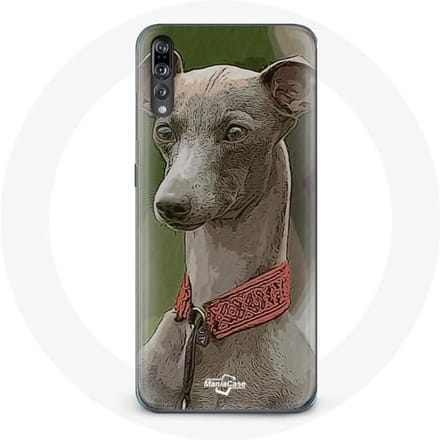 Coque - Huawei - P20 - Souple - Gris - Lévrier greyhound gris