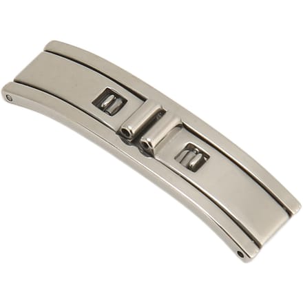 Horlogesluiting Vervanging Universele Dubbele Druk Roestvrij Staal Vlindersluiting voor Horloge Accessoires beige