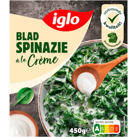 Bladspinazie a la Crème