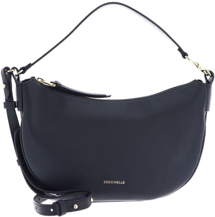 COCCINELLE Leren handtas schoudertas C-Easy Handle Bag Midnight Blue donkerblauw