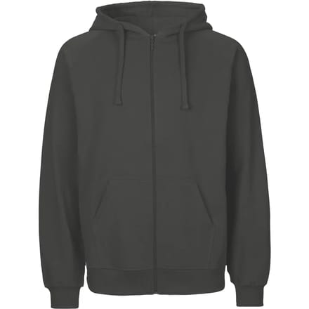 Neutral Men´s Zip Hoodie NE63301 - Charcoal - 3XL