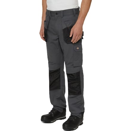 Dickies Multi Pocket Utility Polyester Grijze Werkbroek voor Mannen