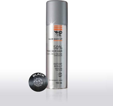 Fiberspray voor dikker haar | Zwart 150ML