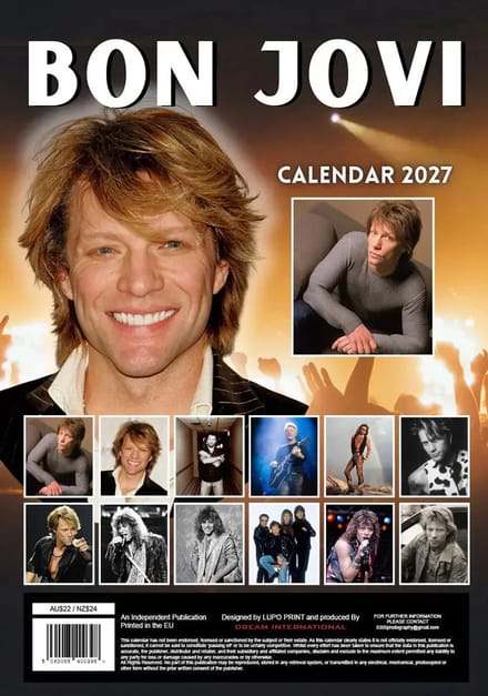 Bon Jovi Kalender 2027 A3