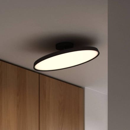 DFTP by Nordlux LED plafondlamp Kaito 2 Pro, Ø 40 cm, zwart, afstand