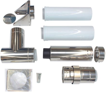 Vaillant Basis-aansluitset 110/160 mm PP op de gevel konz., 0020106375