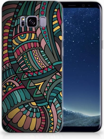 Back Cover voor Samsung Galaxy S8 Plus TPU bumper Aztec