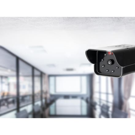 Dummy beveiligingscamera met knipperend LED voor binnen en buiten.