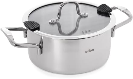 Kookpan Edelstaal met Deksel 20 cm, 3 l - Kookpot - Soeppan