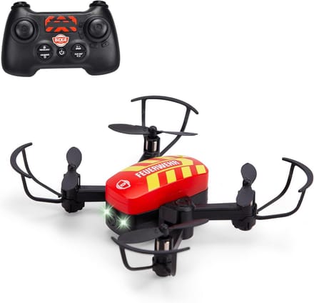 RC Brandweerdrone met Afstandsbediening - 12 cm - Vliegend Speelgoed