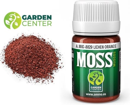 AMMO by Mig Jimenez Modelbouwdecoratie - MIG 8829 Lichen Orange Moss - 35ml Effecten potje