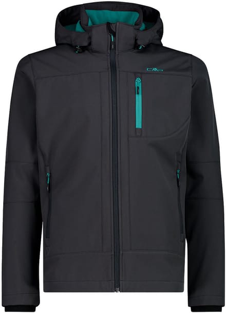 Cmp 3a01787n Softshelljack Zwart 2XL Man