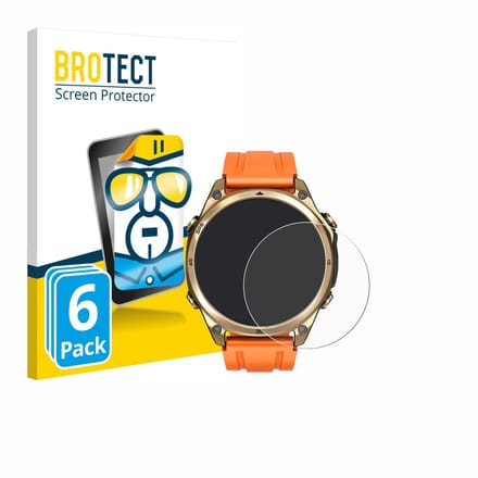 BROTECT - Screenprotector voor Doogee Anywise W1 - Folie Beschermfolie transparant 6 Stuks