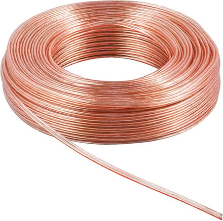 Pro Luidspreker cable transparent CCA 50 m - 50 m roll C