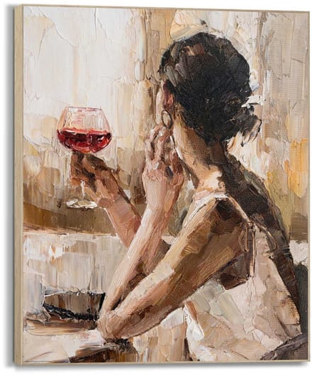 Schilderij Een Stil Moment - 40 x 50 - Hout - REINDERS