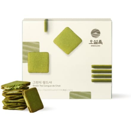 [OSULLOC] Biscuit Langue de Chat au Thé Vert yellow