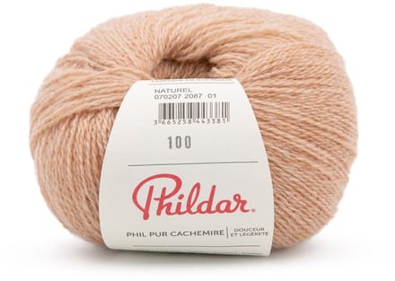 Phildar - Pur Cachemire - Ultrazachte Premium Garen - 100% Kasjmier - Kleur : Naturel