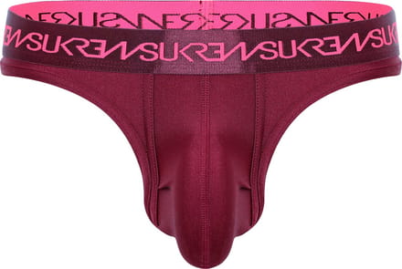 SUKREW Classic Thong Claret - MAAT M - Heren Ondergoed - String voor Man - Mannen Thong
