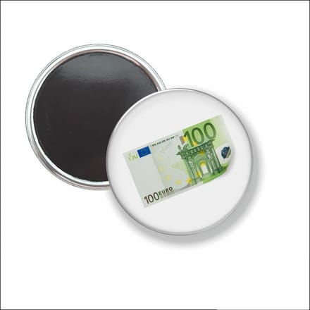 Button Met Magneet - 100 euro - NIET VOOR KLEDING