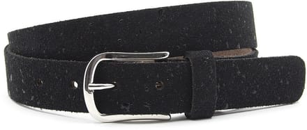 Zwarte dames riem suede - 3 cm breed - Suède - Suède riem - Casual - Maat 100