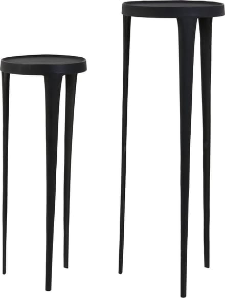 Light & Living Zuil Tobias - Zwart - Ø35+Ø30cm - Modern