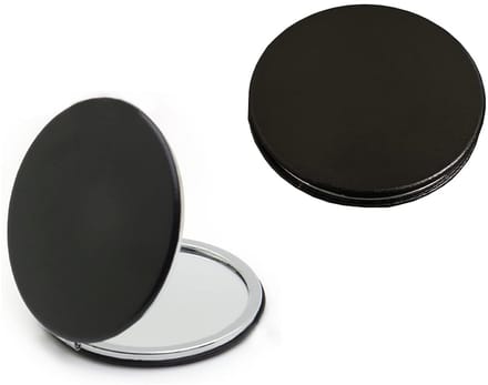 Cosensi - Dailygoods - 2-delige Draagbare Mini Ronde Make-upspiegel