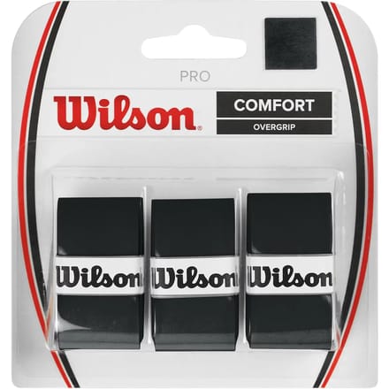 Wilson Pro Overgrip Verpakking 3 Stuks-Zwart