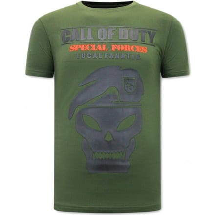 Heren T-shirt Call of Duty - Groen